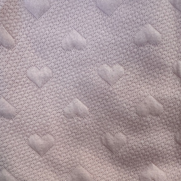 🌱 FREE WITH PURCHASE Pink Textured Hearts Kids Sweatshirt NO BRAND SIZE 2T - Picture 5 of 5